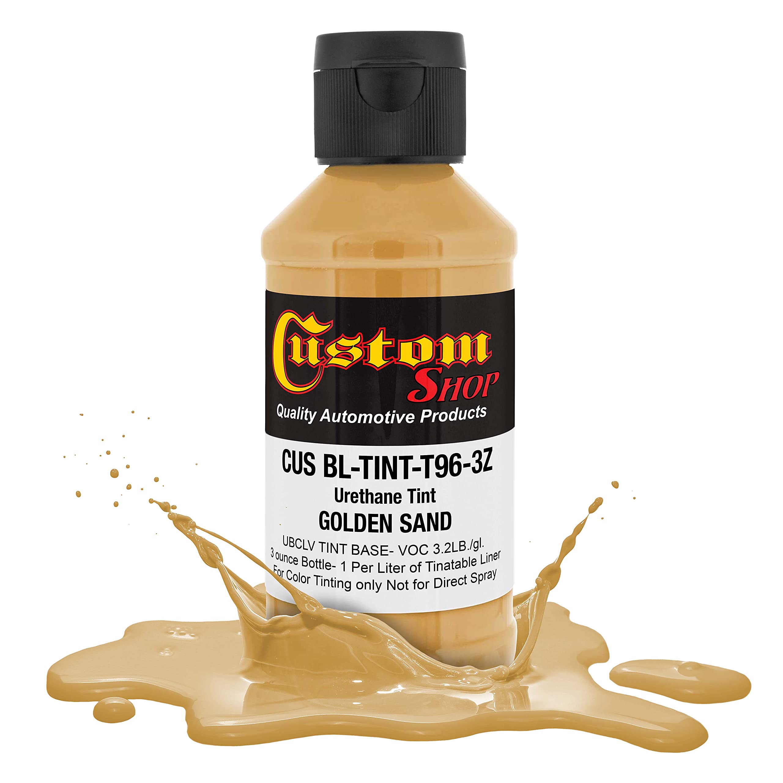 Custom Coat Camouflage Series 3 Ounce (Golden Sand Federal Standard Color #30266) Urethane Tint Concentrate For Tinting Truck Be